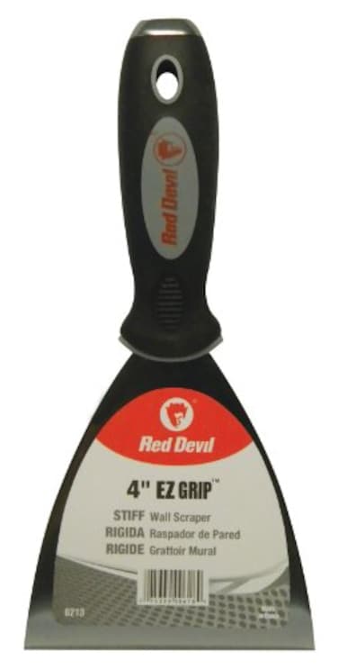 Red Devil 6213 EZ Grip Wall Scraper 4 Inch Multi