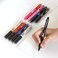 Uni Ballpoint Pen Jetstream 3 Color Black Red Blue Ink 05mm Rose Pink SXE34000566