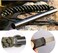 bayite 12 x 6 Inch Survival Drilled Flint Steel Fire Starter Ferrocerium Rod Kit with StrikerPro Striker Paracord Landyard Handle Large