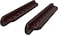 Viper 2Piece Traditional Wall Mounted Solid Oak BilliardPool Cue Rack Holds 8 Cues Mahogany Finish