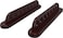Viper 2Piece Traditional Wall Mounted Solid Oak BilliardPool Cue Rack Holds 8 Cues Mahogany Finish
