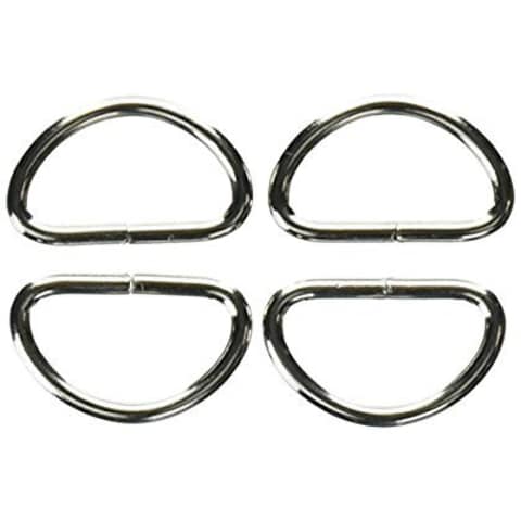 Dritz 117165 DRings Nickel 1Inch 4Count