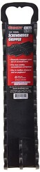 Ernst Manufacturing 10Tool Screwdriver Gripper  Screwdriver Holder in Vibrant Black Model 5311 for Portable or Pegboard Storage of Screwdriver Set