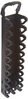 Ernst Manufacturing 10Tool Screwdriver Gripper  Screwdriver Holder in Vibrant Black Model 5311 for Portable or Pegboard Storage of Screwdriver Set