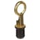 Attwood 7524A7 SnapHandle Drain Plug For 1InchDiameter Drains Locks in Place Brass Handle Rubber Plug