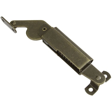 National Hardware N208678 V1893R Right Spring Lid Support in Antique Brass