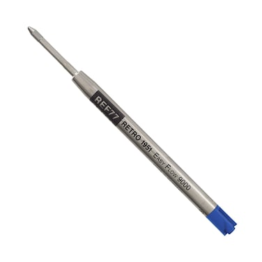 Retro 1951 Easy Flow 9000 Ballpoint Ink Refill Vibrant Blue 3Pack  Superior German Craftsmanship for Smooth Writing Experience