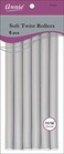 Annie 01209 Soft Twist Rollers Gray 6 Count