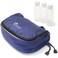 ToiletTree Products Toiletry Bags Blue w 3 TSA Approved Bottles