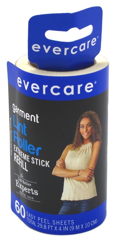 Evercare Lint Roller Refill Picks Up Lint Dust Dandruff 60 Layers 6 Pack