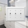 Amerelle 279TTTW Cottage Wallplate 3 Toggle Composite Wood White 1Pack