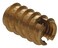 The Hillman Group 3017 832Inch Brass Wood Insert 30Pack