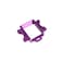 Redcat Racing 102261 Aluminum Rear Arm Mount Purple