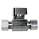 LASCO 069279 Straight Stop Quarter Turn Ball Valves 38Inch Compression Inlet X 38Inch Compression Outlet Chrome