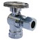 LASCO 069199 Angle Stop Quarter Turn Ball Valves 38Inch Iron Pipe Inlet X 38Inch Compression Outlet Chrome