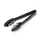 New Star Foodservice 35636 Utility Tong High Heat Plastic Scalloped 9 inch Set of 12 Black