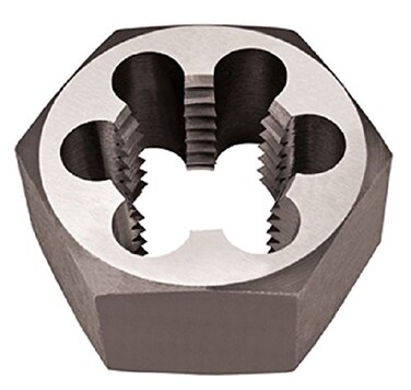 Alfa Tools MHD70775 20Mmx150 Rethreading Hex Die Carbon Steel
