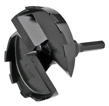 Steelex D3654 458Inch Heavy Duty Forstner Bit with Screw Tip  black