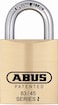 ABUS 8345300 S2 Schlage 45mm All Weather Solid Brass Rekeyable Padlock with 1 Shackle ZeroBitted