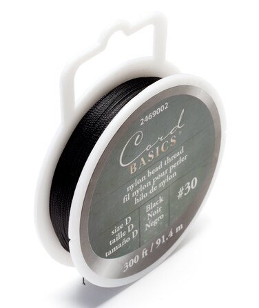 Cousin 300 ft Black Nylon Bead Thread