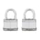 Master Lock M15XTLF Magnum Heavy Duty Outdoor Padlock with Key 2 Pack KeyedAlike Laminated