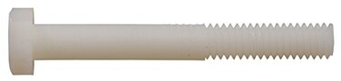 The Hillman Group 59420 1420 X 3Inch Nylon Hex Bolt 8PackWhite