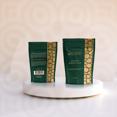 Moroccan Organic Red Rhassoul Clay  Skin care mask for deep cleansing nourishing detoxifying Skin  Hair Cleanser from Red Lava organically mined