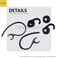New 3pcs Gel Ear Bud Earbuds tip  2pcs Ear Hook Loop earhooks Replacement for Jabra EASYCALL EASYGO Clear USA Cell Phones Parts