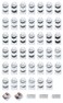 Kara Beauty Human Hair Eyelashes  42 Pack of 12