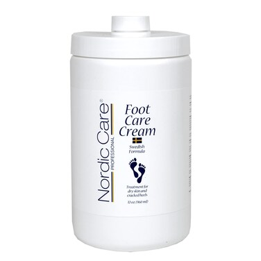 Foot Cream by Nordic Care for dry skin and cracked heels 32oz with pump