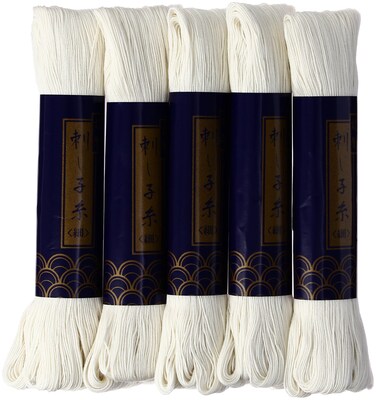 Sashiko ThreadThin 170m 5X1 Unbleached
