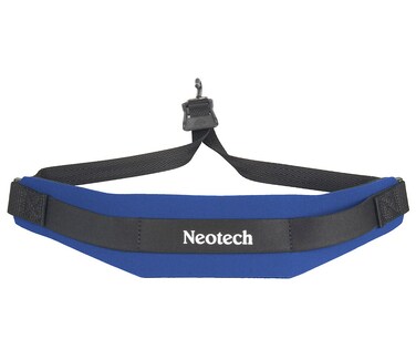Neotech Saxophone Strap  Regular  Metal Open Hook Neck Strap for Saxophone Clarinets English Horns  More  Comfortable Neoprene Instrument Neck Strap  Royal
