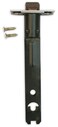 Kwikset Security 83014015 5 Inch Deadbolt Door Latch For Doors With 5 Inch Backset Polished Brass