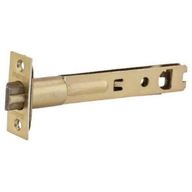 Kwikset Security 83014015 5 Inch Deadbolt Door Latch For Doors With 5 Inch Backset Polished Brass
