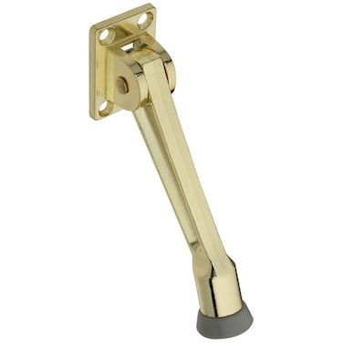 National Hardware N184218 V239 Kickdown Door Stop in Brass