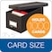 GlobeWeisPendaflex Fiberboard Index Card Storage Box 3 x 5 Inches Solid Black 3X5BLA