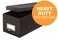 GlobeWeisPendaflex Fiberboard Index Card Storage Box 3 x 5 Inches Solid Black 3X5BLA