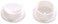 Hardware Essentials 852253 White Plastic Pole Socket Set138