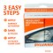 SYLVANIA  Headlight Restoration Kit  3 Easy Steps to Restore Sun Damaged Headlights With Exclusive UV Block Clear Coat Light Output and Beam Pattern Restored Long Lasting Protection