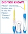 Piksters Interdental Brushes Size 0 Grey Handle