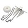 Shoreline Marine 7 Slip Ring Anchor Kit  Durable Boat Anchor Accessory
