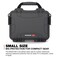 Nanuk 904 Waterproof Hard Case with Foam Insert  Graphite