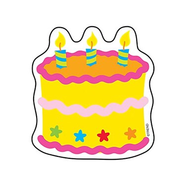 Trend Birthday Cake Mini Accents Classroom Bulletin Board Cut Outs 3 Inches 36 Count