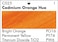 GRUMBACHER Academy Acrylic Paint 3 Fl Oz Pack of 1 Cadmium Orange 3 Ounces