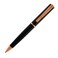 Monteverde Impressa Ballpoint Pen  Black with 18 Karat Rose Gold Trim Refillable with Parker Style Refills Luxury Writing Instrument