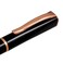 Monteverde Impressa Ballpoint Pen  Black with 18 Karat Rose Gold Trim Refillable with Parker Style Refills Luxury Writing Instrument