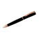 Monteverde Impressa Ballpoint Pen  Black with 18 Karat Rose Gold Trim Refillable with Parker Style Refills Luxury Writing Instrument