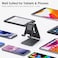 OMOTON Upgraded Aluminum Cell Phone Stand C1 Durable Cellphone Dock with Protective Pads Smart Stand Designed for iPhone 14 Plus 14131211 Pro Max XR XS iPad Mini Android PhonesBlack