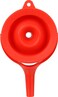 Dexas GCF21795 POP Small Collapsible Silicone Funnel 25 Red