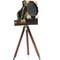 Hollywood Look Film Camera Wooden Tripod Collectible Studio Item Brown Color Antique Projector Vintage Collection for Home  Office Video Props